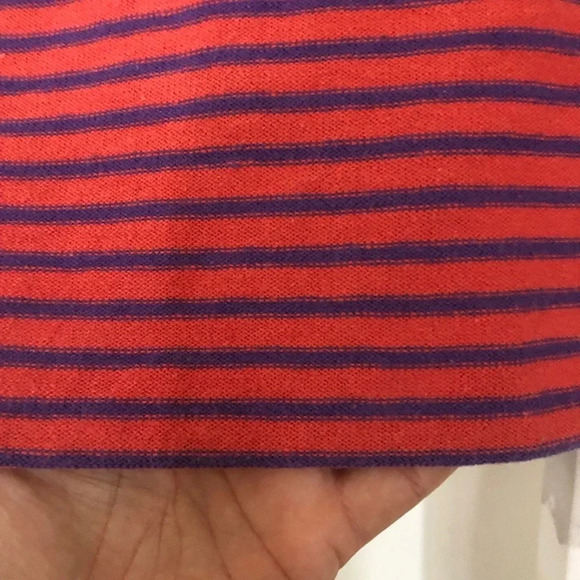. J. McLaughlin Cotton Striped Tops for Women sz large - Picture 5 of 5